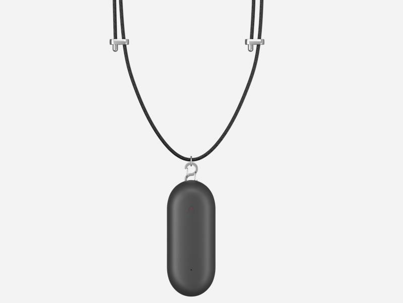 PLAUD NotePin as a necklace