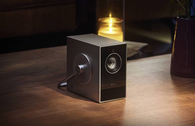 LG CineBeam Q 4K UHD Smart Portable Laser Projector