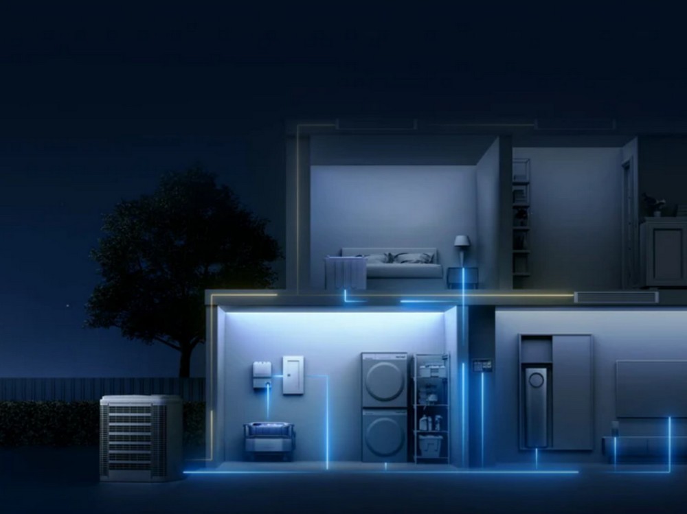 EcoFlow DELTA Pro Ultra providing backup power for a home