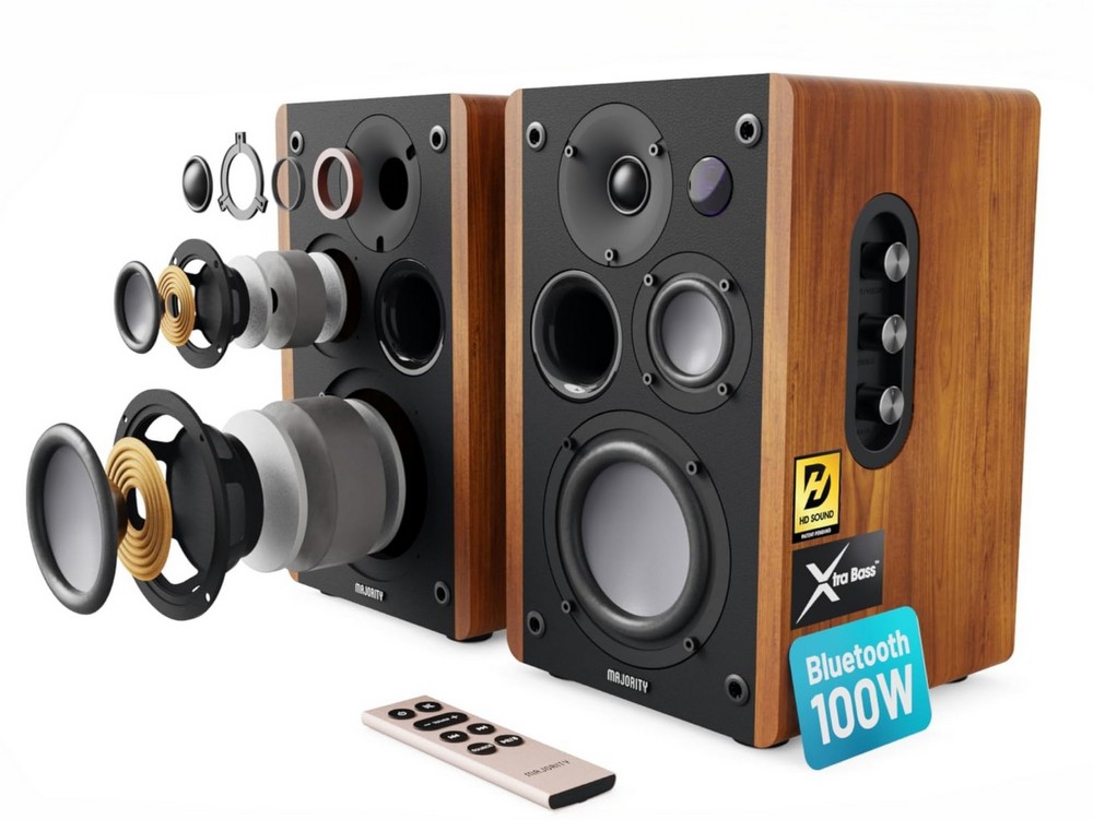 Majority D100 Bookshelf Speakers