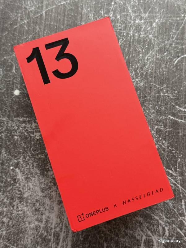 OnePlus 13 red retail box