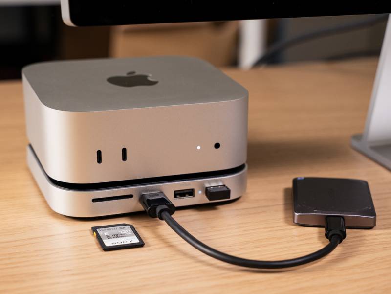 Satechi Mac Mini M4 Stand & Hub with SSD Enclosure
