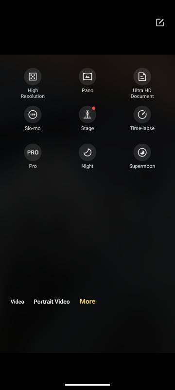Camera options on the vivo X200 Pro