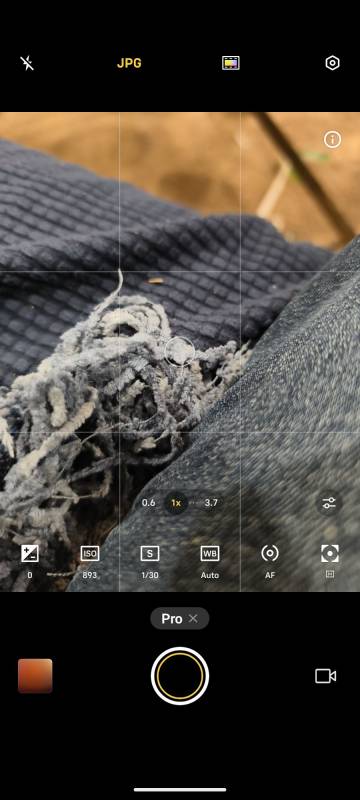 Camera options on the vivo X200 Pro