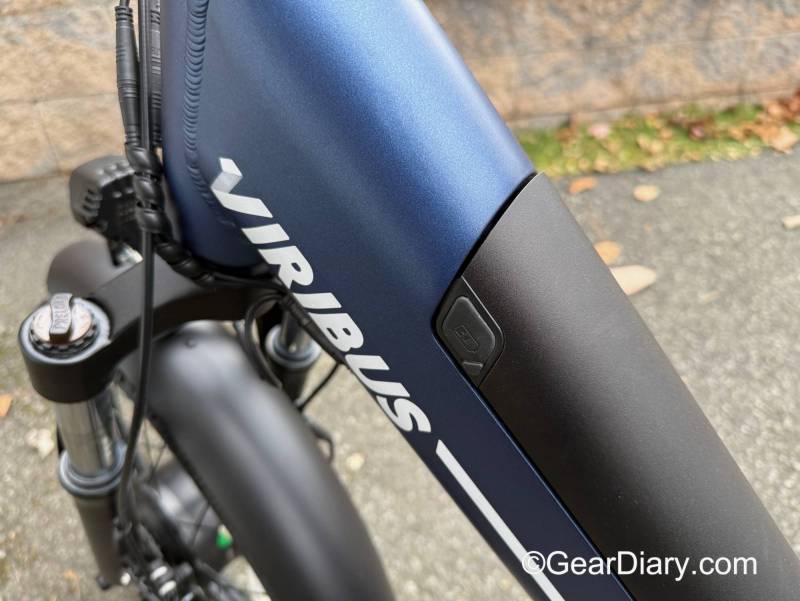 The battery on the Viribus SC5 Fat Tire Tricycle