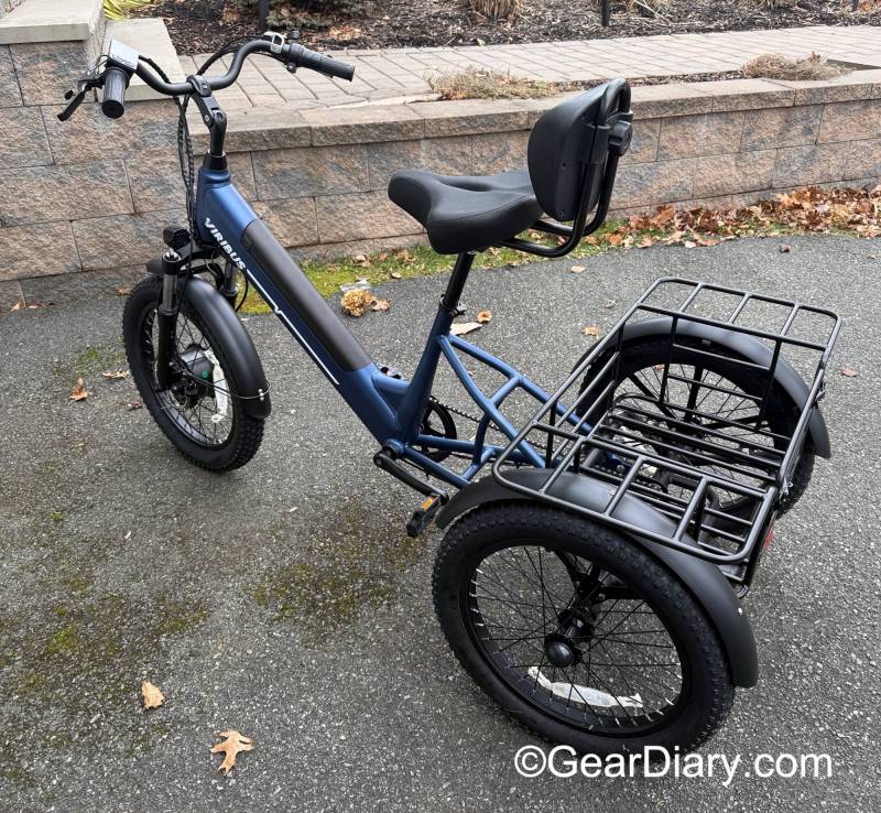 The Viribus SC5 Fat Tire Tricycle in Blue