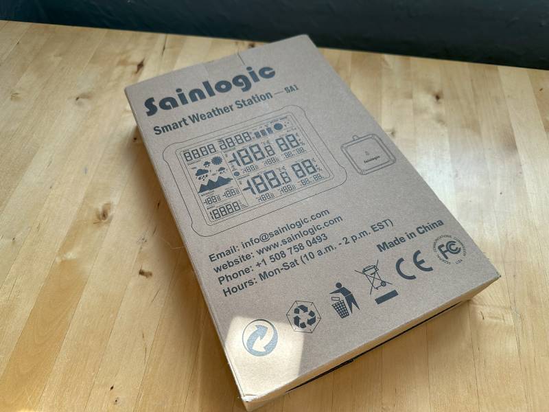 Sainlogic SA1 Wi-Fi Smart Weather Station retail box