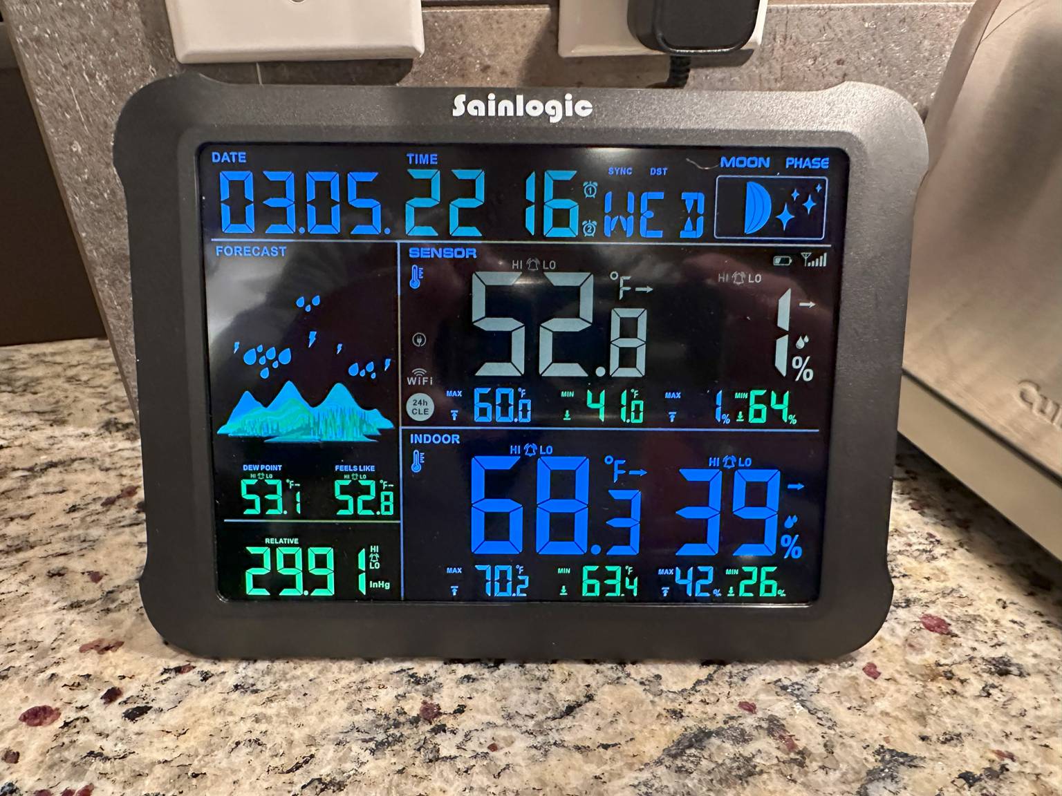 Sainlogic SA1 Wi-Fi Smart Weather Station Review: AI Forecast, App ...
