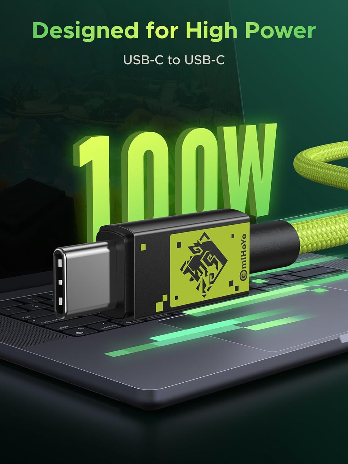 UGREEN and Genshin Impact Collaborate to Power Your Adventures with a Limited-Edition Charging Collection 26 UGREEN and Genshin Impact Edition USB-C to USB-C Cable