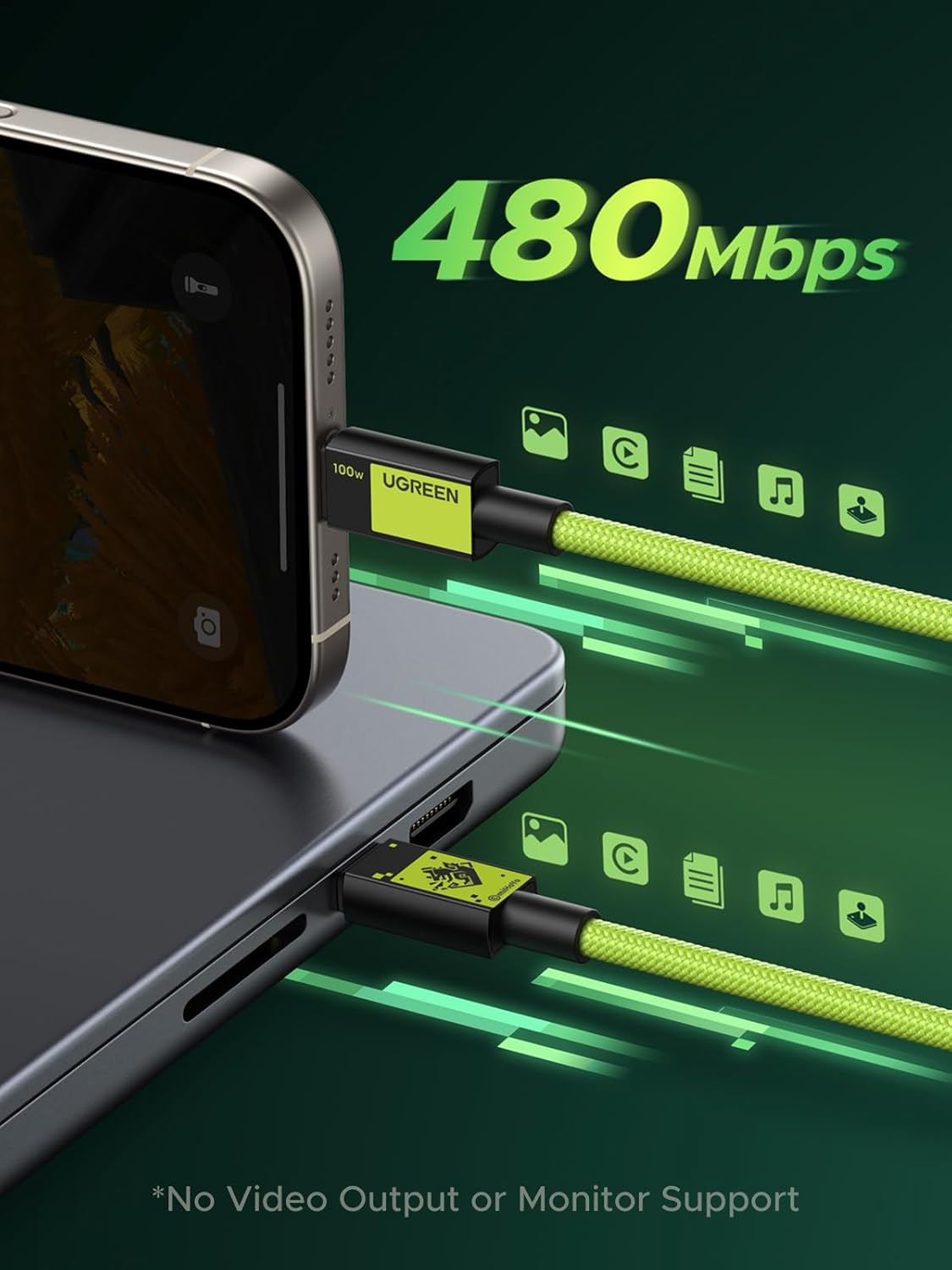 UGREEN and Genshin Impact Collaborate to Power Your Adventures with a Limited-Edition Charging Collection 29 UGREEN and Genshin Impact Edition USB-C to USB-C Cable
