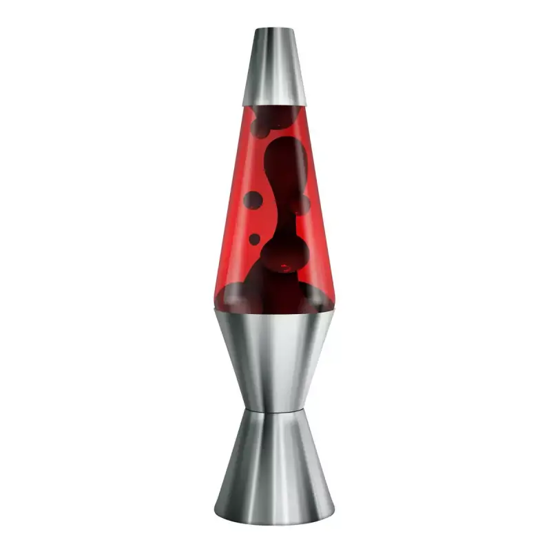 14.5" LAVA Lamp — Chrome Plated Crimson