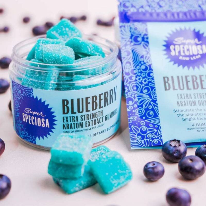 Blueberry Extra Strength Kratom Gummies