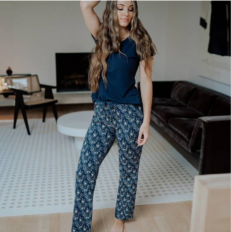 Cariloha sleep pants and V-neck dolman sleep tops
