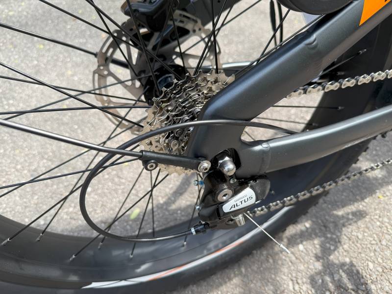 Front wheel of the Heybike Alpha