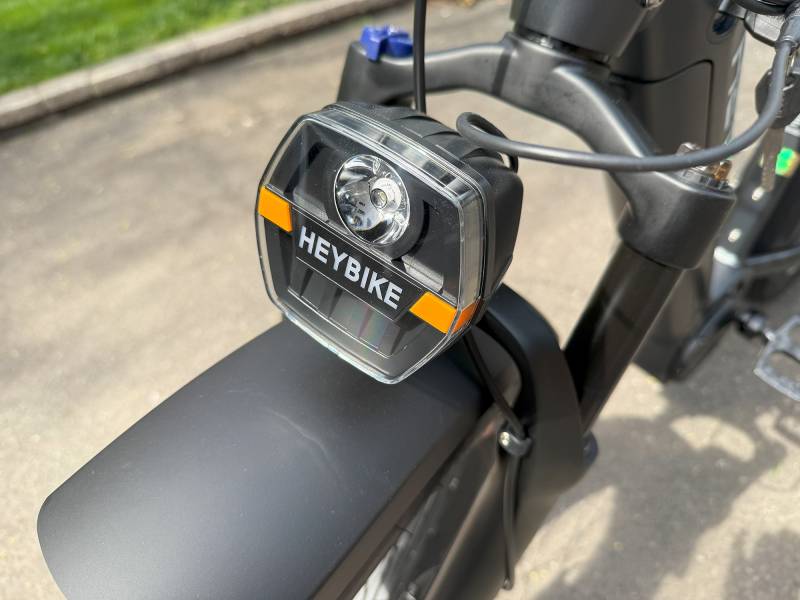 Headlight on the Heybike Alpha