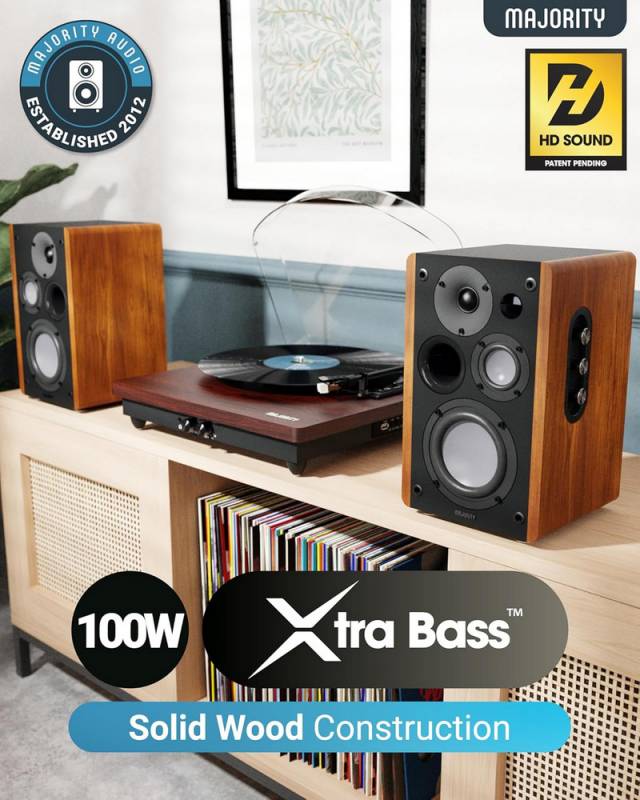 Majority D100 Bookshelf Speakers