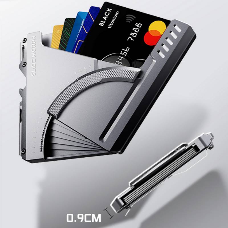 SlideMorph Mechanical Card Holder