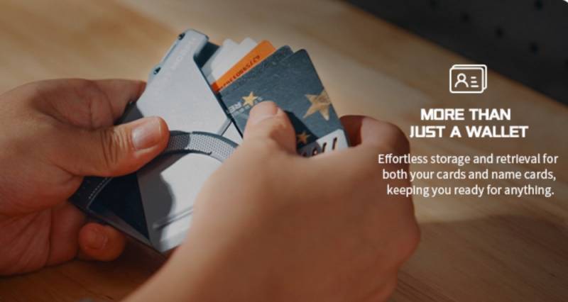 SlideMorph Mechanical Card Holder