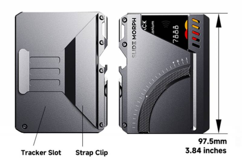 SlideMorph Mechanical Card Holder