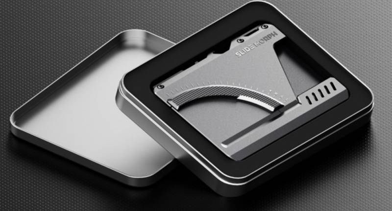 SlideMorph Mechanical Card Holder