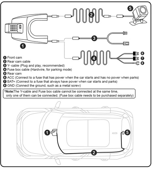 Installation of the FITCAMX Dash Cam