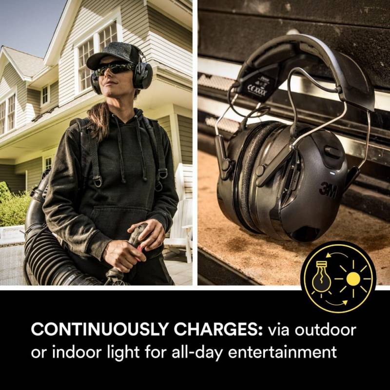 3M WorkTunes Connect + Solar Hearing Wireless Protector