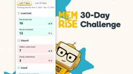 Memrise 30-Day Challenge