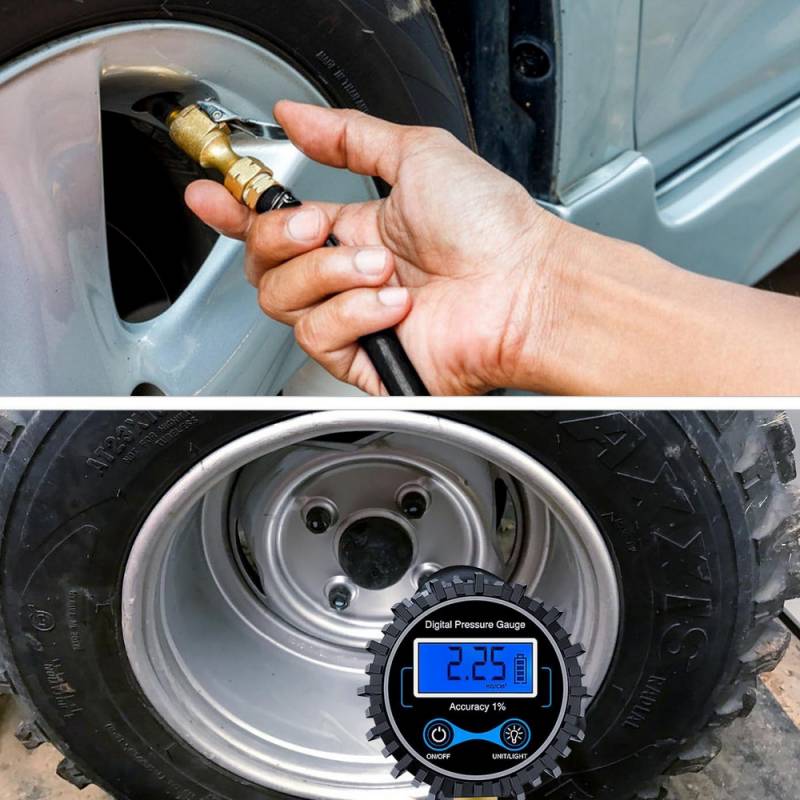Nilight Digital Tire Inflator Pressure Gauge
