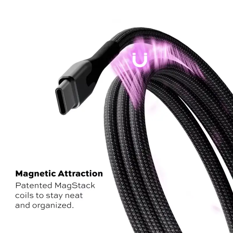 Statik MagStack Pro USB-C to USB-C Magnetic Charging Cable
