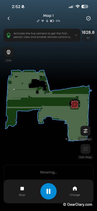 eufy Lawnbot app