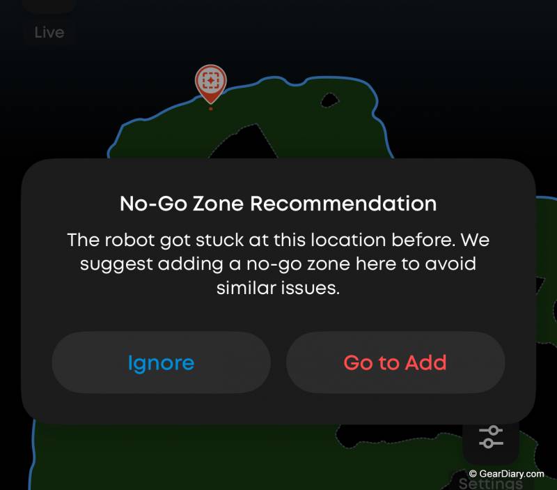 eufy Lawnbot app
