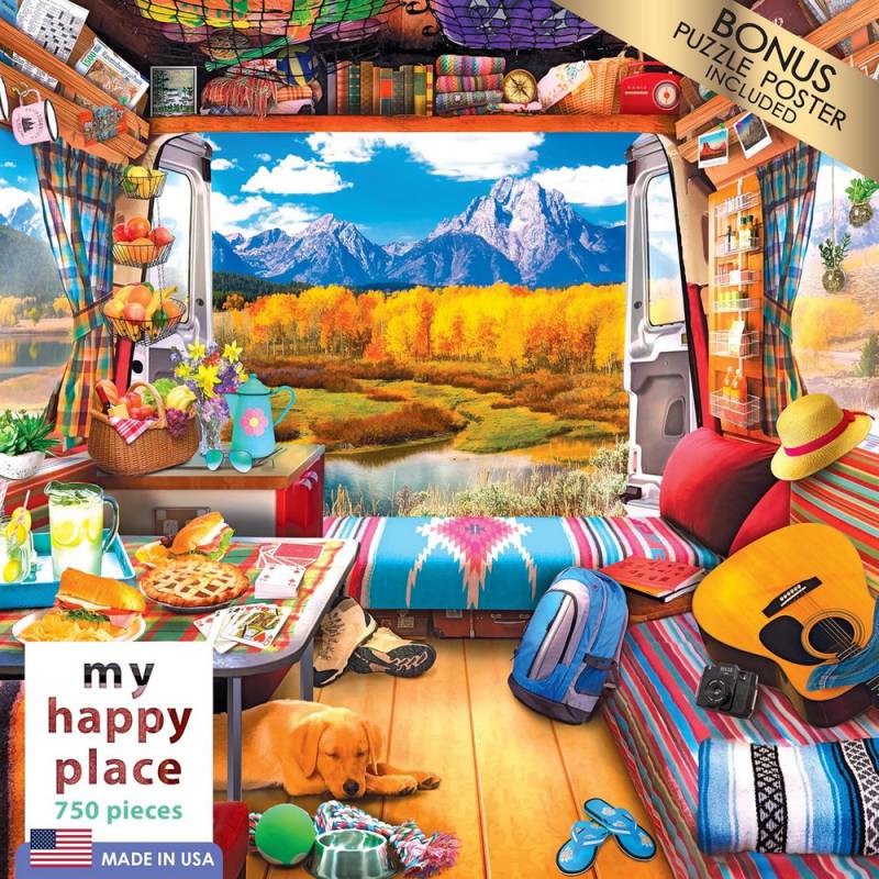 RoseArt My Happy Place Van Life Puzzle