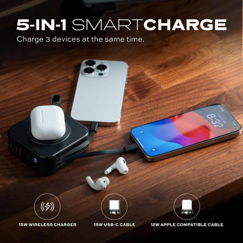 Statik SmartCharge 5-in-1 Travel Charger