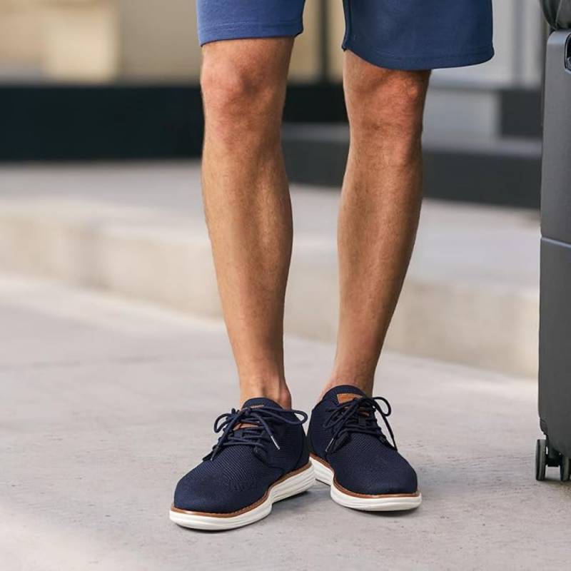 Bruno Mark Men's KnitFlex SmartCraft Mesh Oxford Sneakers