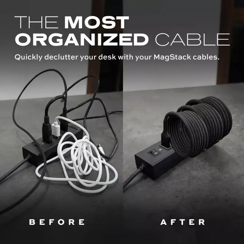 Statik MagStack Pro USB-C to USB-C Magnetic Charging Cable