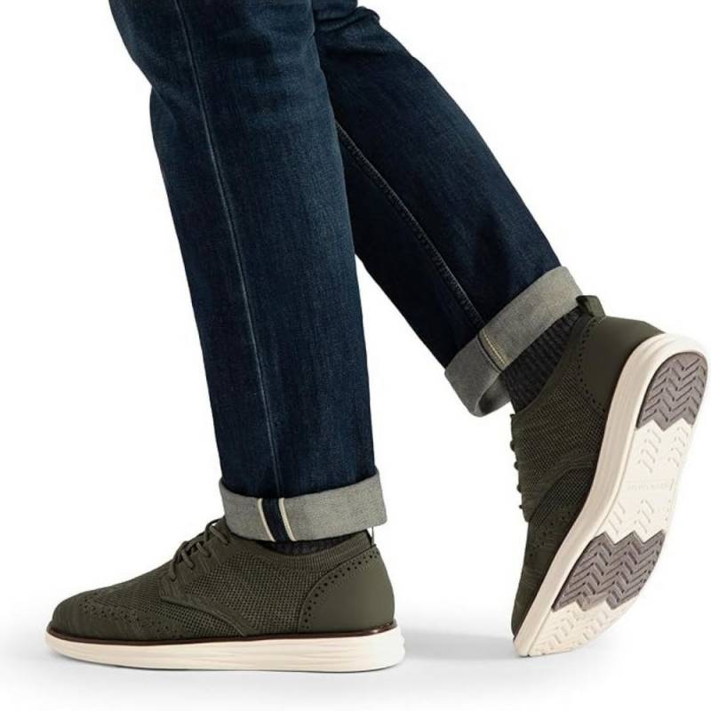 Bruno Mark Men's KnitFlex SmartCraft Mesh Oxford Sneakers