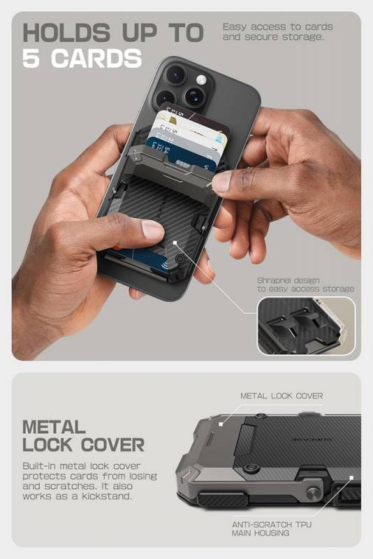 SUPCASE for MagSafe Wallet with Stand