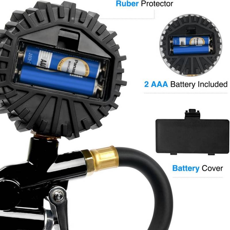 Nilight Digital Tire Inflator Pressure Gauge