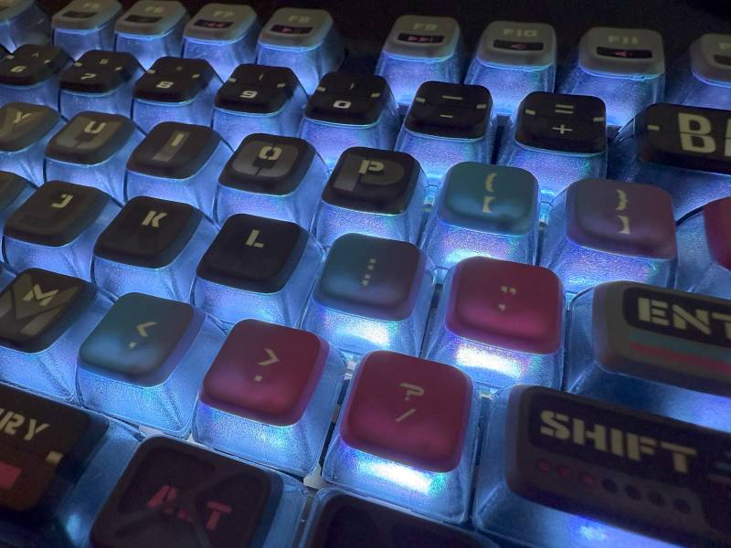 GravaStar Mercury K1 Pro Special Edition Keyboard keys