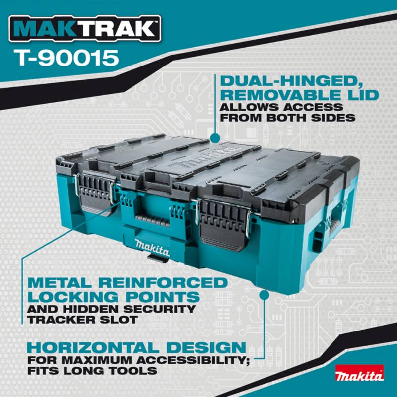 Makita MAKTRAK Large Tool Box T-90015 features