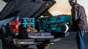 Makita MAKTRAK System in the back of a truck