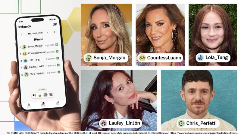 NYT Games Leaderboard Talent