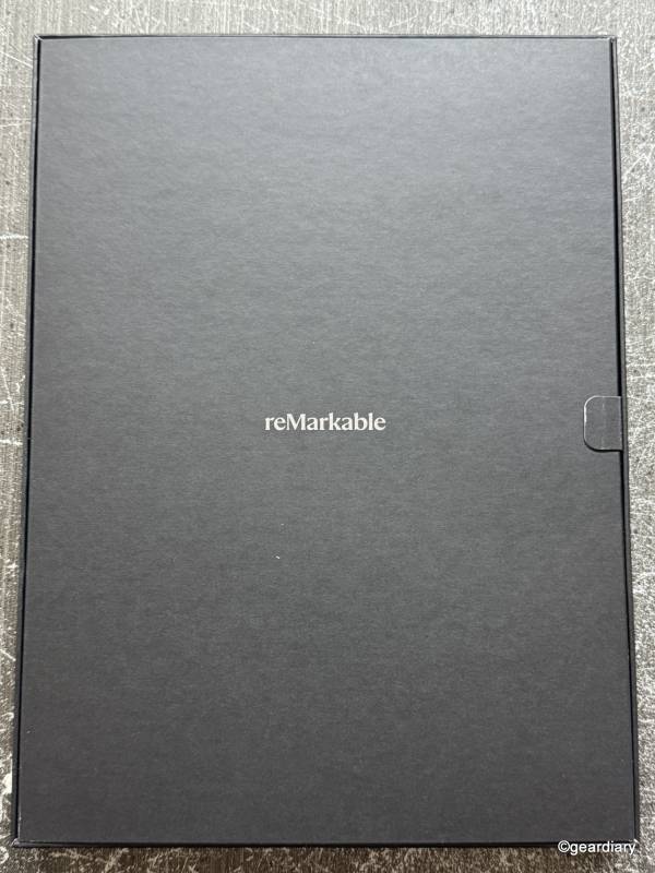Opening the ReMarkable Paper Pro retail box