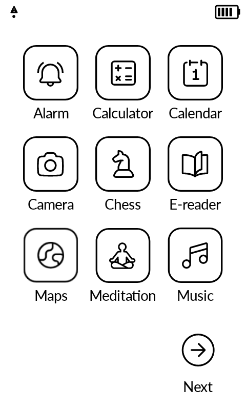 Mudita Kompakt apps