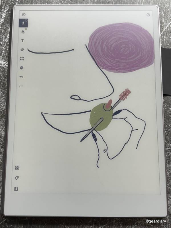 sketch on the reMarkable Paper Pro