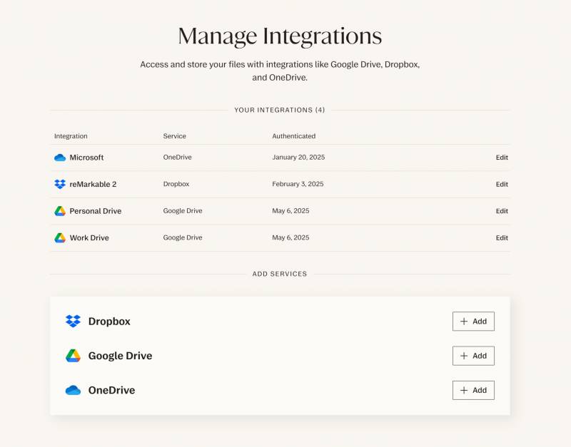 reMarkable Paper Pro Integrations