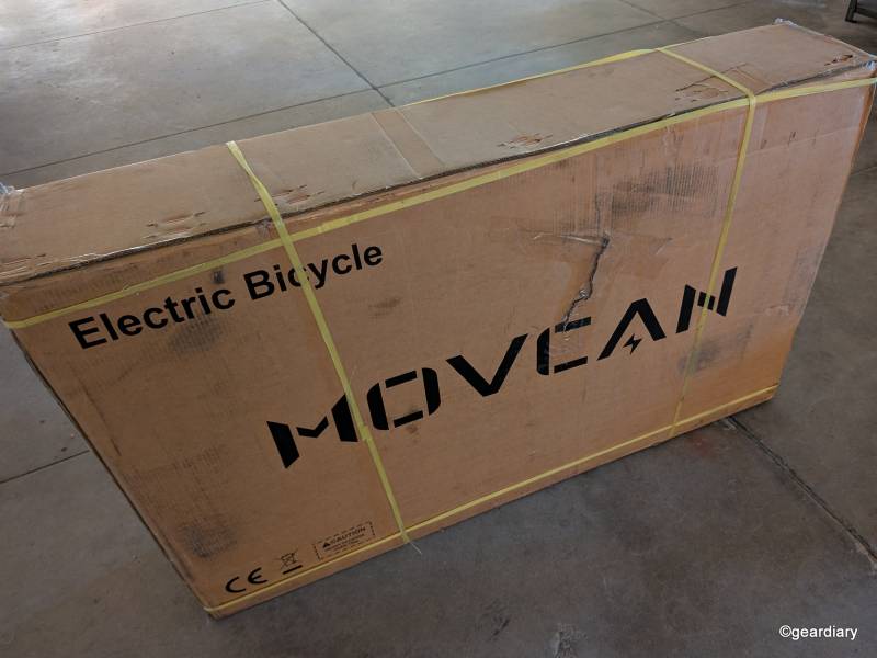 Movcan V30 Max in shipping box