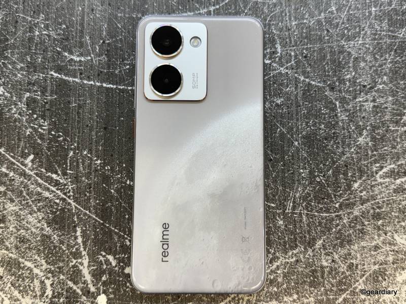 The back of the realme P3 Ultra
