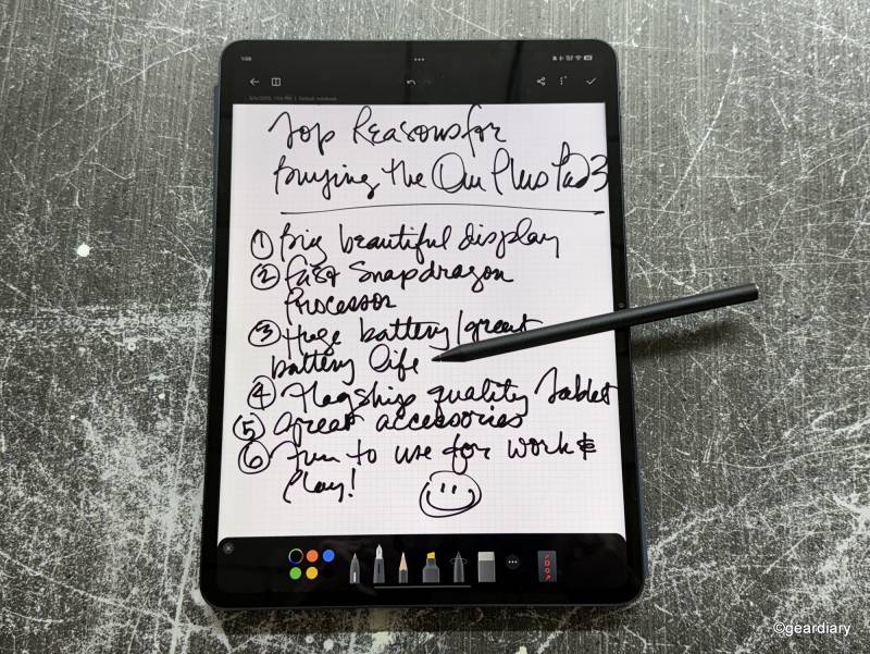 OnePlus Pad 3 pen