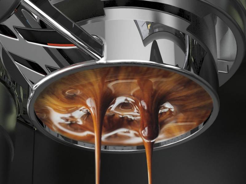 The bottomless portafilter on the Cuisinart Espresso Bar Grind & Brew Espresso Machine